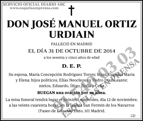 José Manuel Ortiz Urdiain